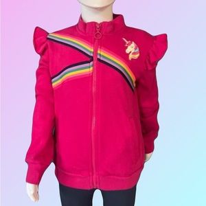 Unicorn Rainbow Sweatshirt, Girls Size 6